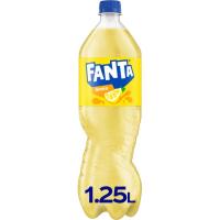 Refresco de limón con gas FANTA, botella 1,25 litros