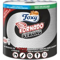 Papel de cocina tornado strong FOXY, paquete 1 rollo