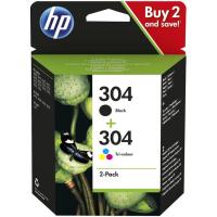 Cartucho de tinta original HP 304 Combo pack: 1 negro 1 tricolor