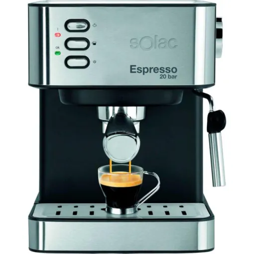 Cafetera espresso, 20 bares, 850 W, 1,6 litros, CE4481 SOLAC
