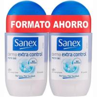 Desodorante act control en roll on SANEX, pack 2x50 ml