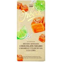 Chocolate con caramelo-sal ORBEA, tableta 125 g
