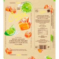 Chocolate con caramelo-sal ORBEA, tableta 125 g