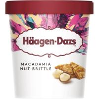HAAGEN DAZS banilla eta makadamia intxaur izozkia, terrina 400 g