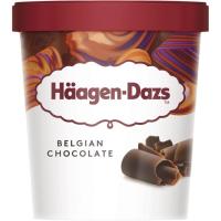 Helado crema de chocolate belga HAAGEN DAZS, tarrina 400 g