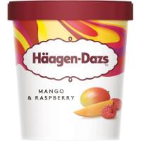 Helado de mango&raspberry HAAGEN DAZS, tarrina 400 g
