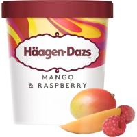 Helado de mango&raspberry HAAGEN DAZS, tarrina 400 g