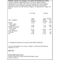 Helado de mango&raspberry HAAGEN DAZS, tarrina 400 g