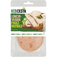 Lonchi-vegan sabor finas hierbas bio ECOCESTA, bandeja 100 g