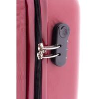 Trolley cabina grana ABS, 4 ruedas, cierre combinación JOHN TRAVEL, 40x55x20 cm