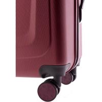 Trolley mediano grana ABS, 4 ruedas, cierre combinación JOHN TRAVEL, 44x66x26 cm