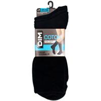 Calcetín hombre, de vestir, color negro, talla 43/46  DIM, 3 pares