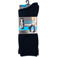 Calcetín hombre, de vestir básico, color marino, talla 39/42 DIM, 3 pares
