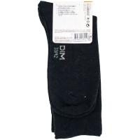 Calcetín hombre, de vestir básico, color negro, talla 43/46 DIM, 3 pares