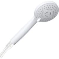 Mango de ducha Bombay 3 funciones ABS blanco TATAY, diámetro 10cm