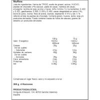 Muffins de cacao con pepitas DULCESOL, paquete 300 g
