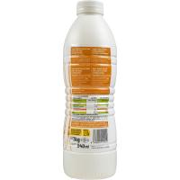 Yogur líquido azúcar de caña EROSKI, botella 1 kg