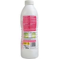 Yogur líquido 00% sabor fresa EROSKI, botella 1 kg