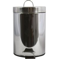 Cubo con pedal de acero inoxidable con cubo interior extraíble MSV, 3l