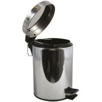 Cubo con pedal de acero inoxidable con cubo interior extraíble MSV, 3l