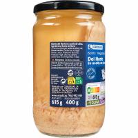 Bonito del norte aceite de oliva EROSKI, frasco 615 g