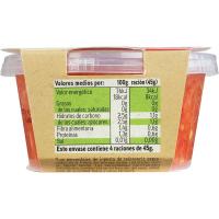Tomate rallado EROSKI, tarrina 180 g
