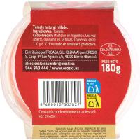 Tomate rallado EROSKI, tarrina 180 g