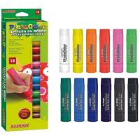 Estuche témperas en barra, 12 colores, Pinta Color ALPINO, caja 12 uds
