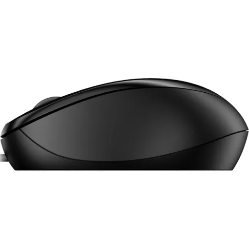 Ratón óptico con cable negro, 4QM14AA 1000 HP