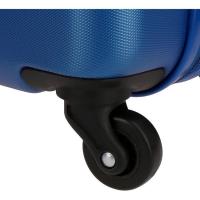 Trolley grande Flex azul, ABS, cierre combinación, 4 ruedas ROLL ROAD, 75x28x51 cm