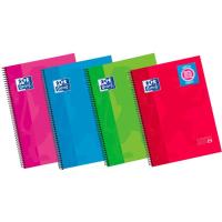 Cuaderno de espiral European A5, cuadrícula 5x5, microperforado, tapa extradura ¿Cuál te llegará? 100430568 OXFORD, 120 hojas