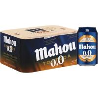 Cerveza 0,0 tostada MAHOU, pack 12x33 cl