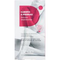 Bandas depilatorias de cera cuerpo&piernas BELLE, caja 20 uds