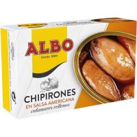 Chipirón relleno en salsa americana ALBO, lata 115 g