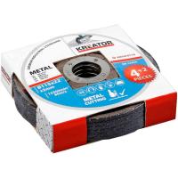 Disco de corte de acero de 115mm KREATOR KRT070110, 4+2u Disco de corte de acero de 115mm KREATOR KRT070110, 4+2u