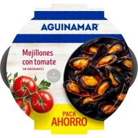 Mejillones en salsa de tomate AGUINAMAR, bandeja 900 g