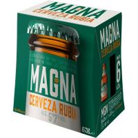 Cerveza Magna SAN MIGUEL, pack botellín 6x25 cl
