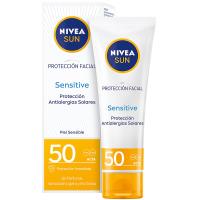 NIVEA SENSITIVE aurpegiko babesa SPF50, tutua 50 ml