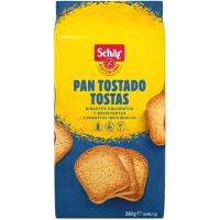 Pan tostado-tostas sin gluten SCHAR, paquete 260 g