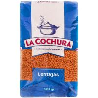 Lenteja roja LA COCHURA, paquete 500 g Lenteja roja LA COCHURA, paquete 500 g