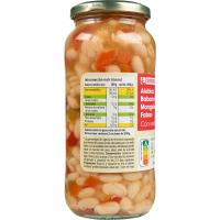 Alubias con verduras EROSKI, frasco 400 g