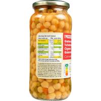 Garbanzos con verduras EROSKI, frasco 400 g 