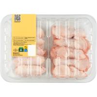 Alas de pollo partidas EROSKI, bandeja aprox. 600 g
