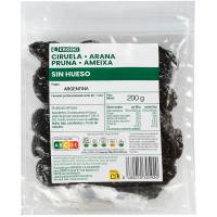 Ciruela sin hueso deshidratada EROSKI, bolsa 200 g