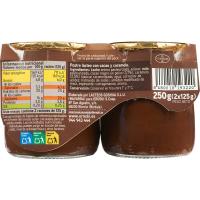 Postre de trufa EROSKI, pack 2x125 g