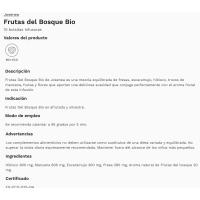 JOSENEA basafruitu infusioa, kutxa 20 g