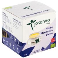 JOSENEA mihilu, kamamila eta estebia infusioa, kutxa 20 g
