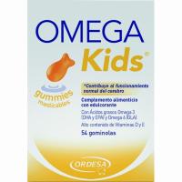 Complemento nutric. infantil masticable OMEGAKIDS, caja 54 dosis