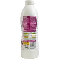 Yogur líquido sabor melocotón-maracuyá EROSKI, botella 1 kg