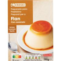 EROSKI flan karameluduna, kutxa 190 g